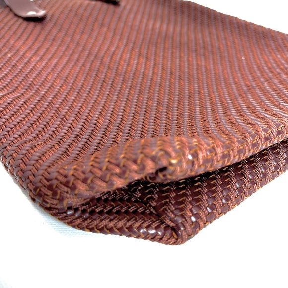 Hermés Ahmedebad Woven Leather Tote in Burnt Sienna 🍁 - Picture 13 of 14